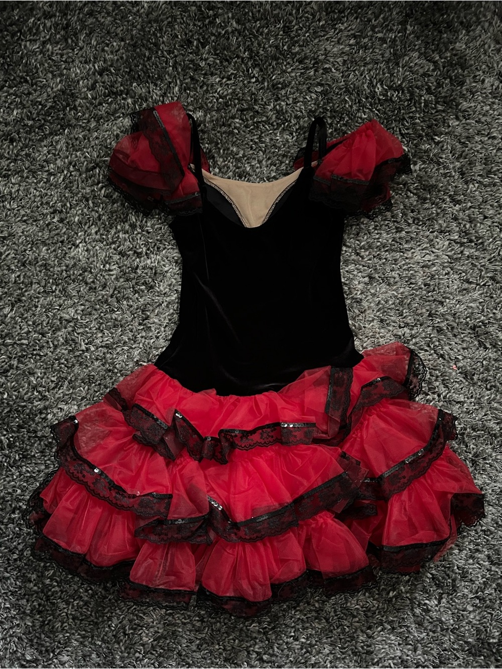 Spanish Inspired Dance Costume - Adult Small - Picture 4 of 5
